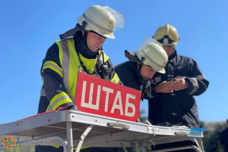 Пожарные тушили условное возгорание в Одесской обладминистрации  
