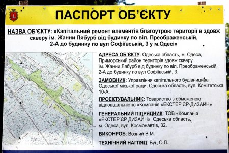 Открыта еще одна часть бульвара Жванецкого (фоторепортаж)