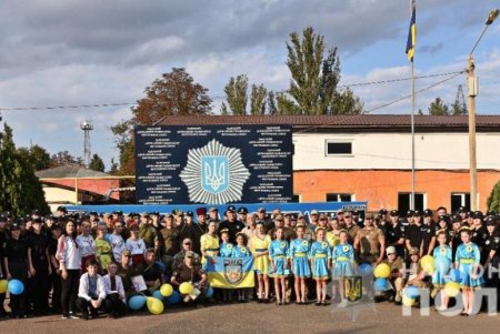 В Одессе встречали правоохранителей, которые несли службу в зоне проведения операции объединенных сил (фото, видео)