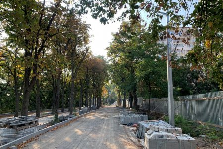 Второй этап реконструкции бульвара Жванецкого: в районе Торговой укладывают плитку и сооружают фонтан (фото, видеокомментарий)