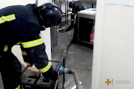 Ливень затопил подвальные помещения торгового центра в Суворовском районе (фото)