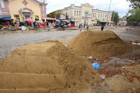 Капитальный ремонт улицы Преображенской в кадрах (фоторепортаж)