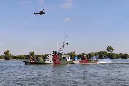 Корабли Измаильского отряда морской охраны задействованы в международных учениях на Дунае (фото)