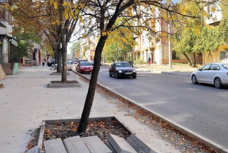 В ходе капремонта улицы Черняховского оборудовали велодорожку (фоторепортаж)