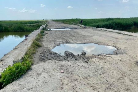 В Измаильском районе перекрыто движение по автомобильному мосту возле Килии