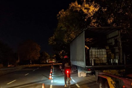 В Киевском районе началось обустройство нового веломаршрута, который продлится до центра города (фото) 