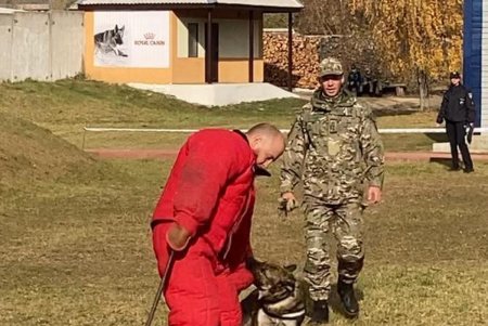 Одесские полицейские заняли второе место на всеукраинском чемпионате Нацполиции по многоборью кинологов (фото)