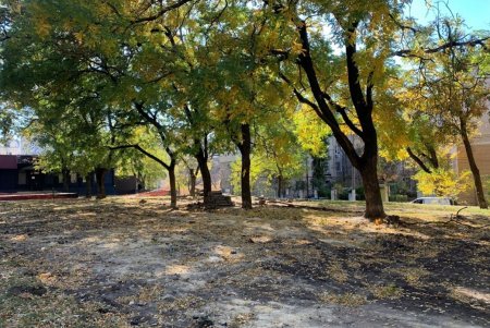На Старопортофранковской началось благоустройство сквера «Регенсбург» (фото)