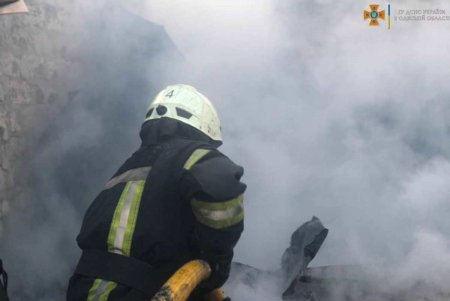 В Новой Дофиновке горела баня: обошлось без жертв (фото, видео) 