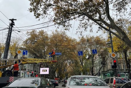 Новую разметку по технологии «холодный пластик» нанесли на Большой Арнаутской и Сегедской (фото)