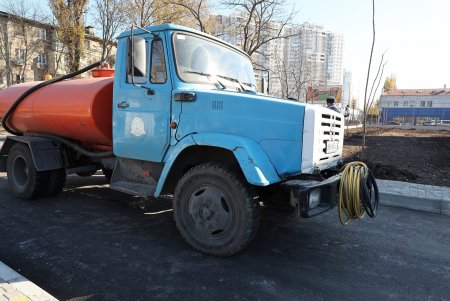 В рамках акции «1000 белых акаций» высадили деревья возле Дворца детского творчества (фоторепортаж)