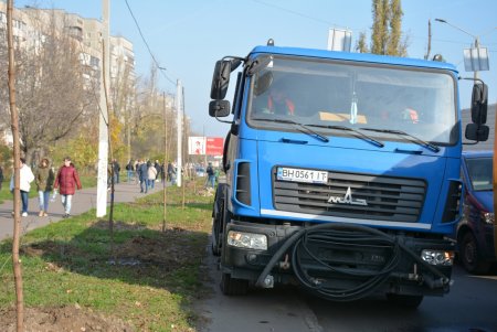 В рамках акции «1000 акаций» высадили саженцы на Семена Палия и Балковской (фоторепортаж)