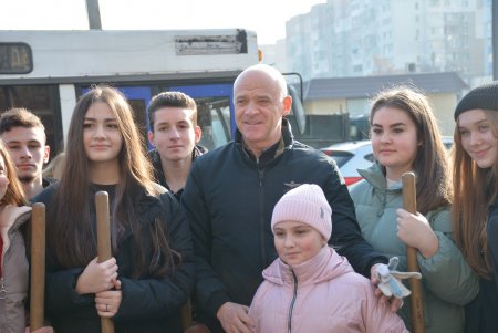 В рамках акции «1000 акаций» высадили саженцы на Семена Палия и Балковской (фоторепортаж)