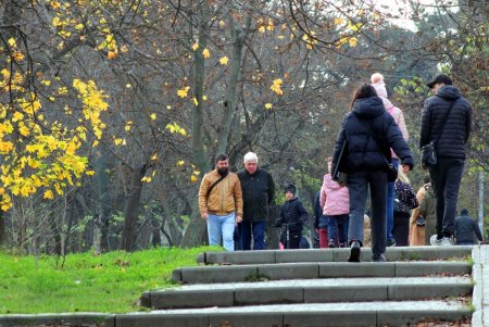 Разноцветная осень в парке Победы (фоторепортаж)