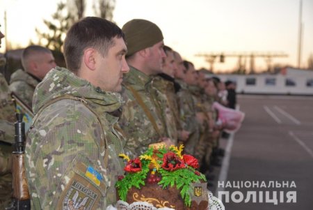 В Одессу из зоны проведения Операции объединенных сил вернулись сотрудники полиции (фото, видео) 