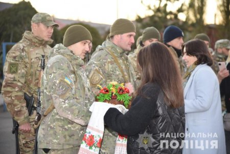 В Одессу из зоны проведения Операции объединенных сил вернулись сотрудники полиции (фото, видео) 
