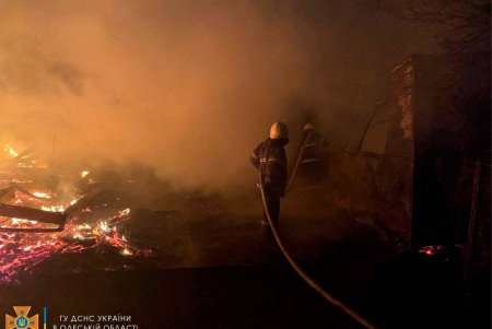 На территории базы отдыха в Южном горели деревянные домики (фото)