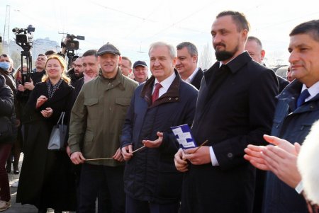 В Одессе встретили новый дизель-поезд из Измаила (фоторепортаж)