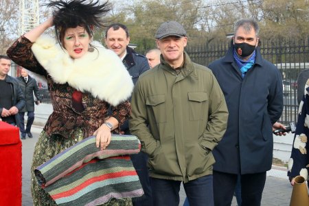 В Одессе встретили новый дизель-поезд из Измаила (фоторепортаж)