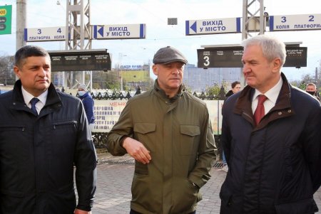 В Одессе встретили новый дизель-поезд из Измаила (фоторепортаж)