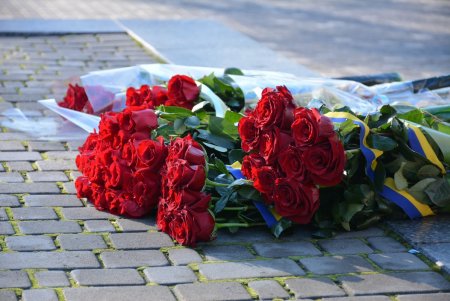 Церемония возложения цветов в честь Дня Достоинства и Свободы (фоторепортаж)