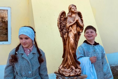В полуподземном храме Килии установили аллею ангелов (фото) 