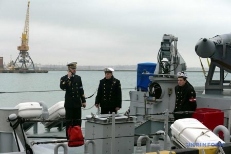 На Морвокзале продемонстрировали боевой арсенал украинских ВМС (фото)
