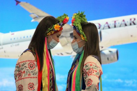 В аэропорту Одессы торжественно встретили первый рейс из столицы Катара (фоторепортаж)