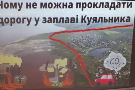 Против строительства объездной дороги по берегу Куяльницкого лимана объединились экологи, местные жители и депутаты райсовета (фото)