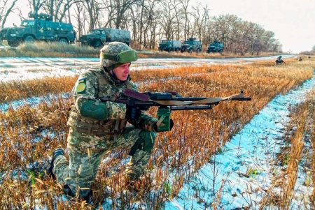 В Одесской области прошли учения морских пехотинцев (фото)