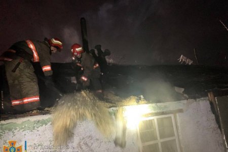 Под Одессой спасатели ликвидировали возгорание летней кухни (фото)