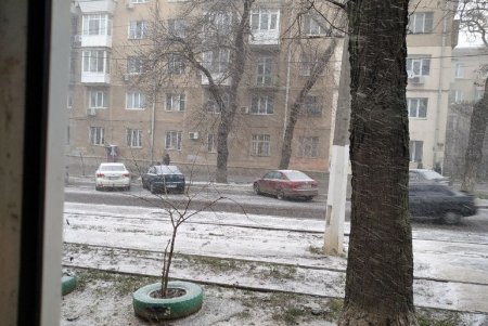 В Одессе начался первый нынешней зимой снегопад (фото, видео)