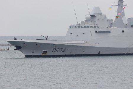 В Одессу прибыл один из новейших французских боевых кораблей