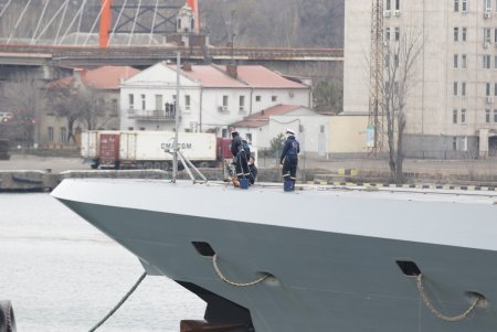 В Одессу прибыл один из новейших французских боевых кораблей