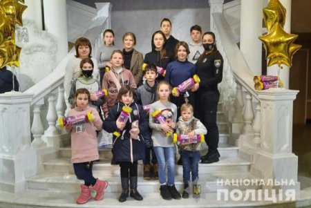 С Дедом Морозом и Снегурочкой: полицейские региона подарили детям новогодний праздник (фото)
