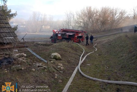В Одесской области от возгорания спасли жилой дом (фото)