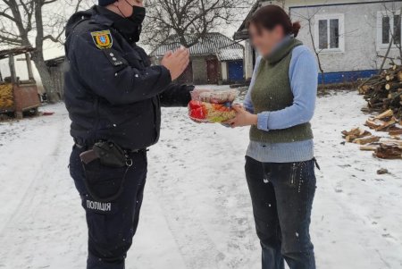 Полицейские региона при сложных погодных условиях помогают одиноким пенсионерам, людям с инвалидностью и многодетным семьям (фото)