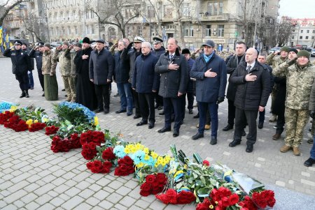  В Одессе отметили день объединения украинского народа  - День Соборности Украины (фоторепортаж)