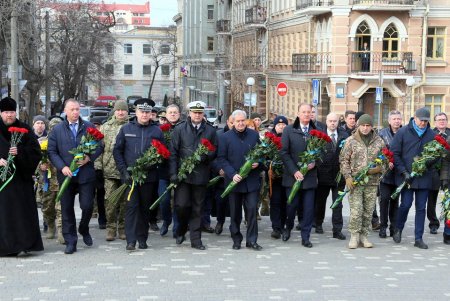  В Одессе отметили день объединения украинского народа  - День Соборности Украины (фоторепортаж)