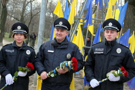  В Одессе отметили день объединения украинского народа  - День Соборности Украины (фоторепортаж)