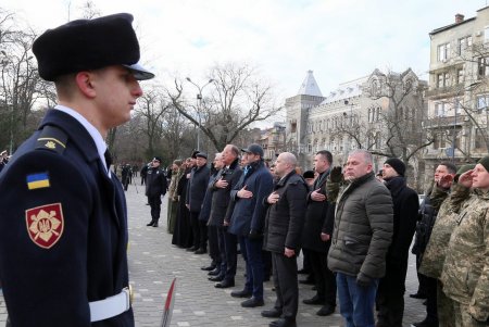  В Одессе отметили день объединения украинского народа  - День Соборности Украины (фоторепортаж)
