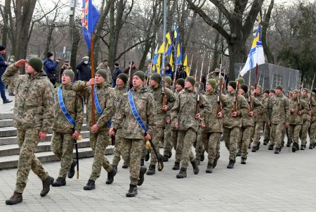  В Одессе отметили день объединения украинского народа  - День Соборности Украины (фоторепортаж)