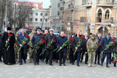  В Одессе отметили день объединения украинского народа  - День Соборности Украины (фоторепортаж)