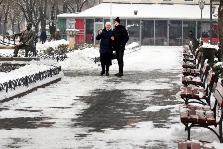 Еще один морозный день в Одессе (фоторепортаж) 