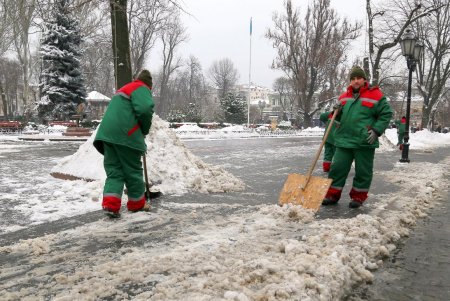 Еще один морозный день в Одессе (фоторепортаж) 