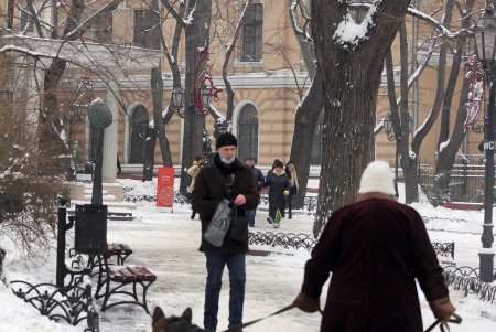 Еще один морозный день в Одессе (фоторепортаж) 