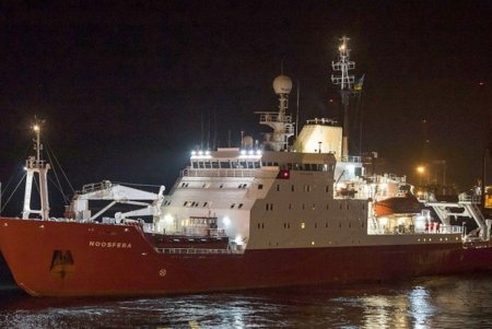 Ледокол «Ноосфера», отправившийся в рейс из Одессы, проведет исследование изменений океана у берегов Антарктиды
