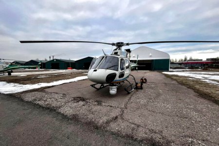 Авиационнное формирование погранслужбы Одесского региона получило три новых французских вертолета (фото, видео)
