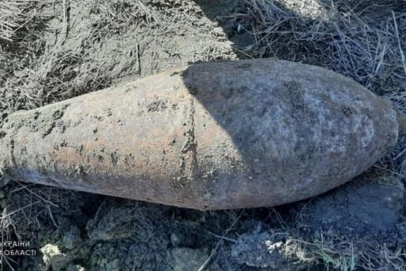 В Одессе и области местные жители нашли авиабомбу и снаряд времен Второй мировой войны (фото)