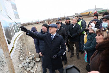 Мэр Одессы проинспектировал строительство дороги в порт совместно с жителями Большевика и Кривой Балки (фото, видео)